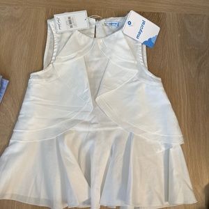 Mayoral New girls peplum tank